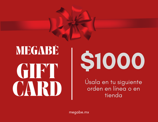 Tarjeta de regalo MEGABÉ